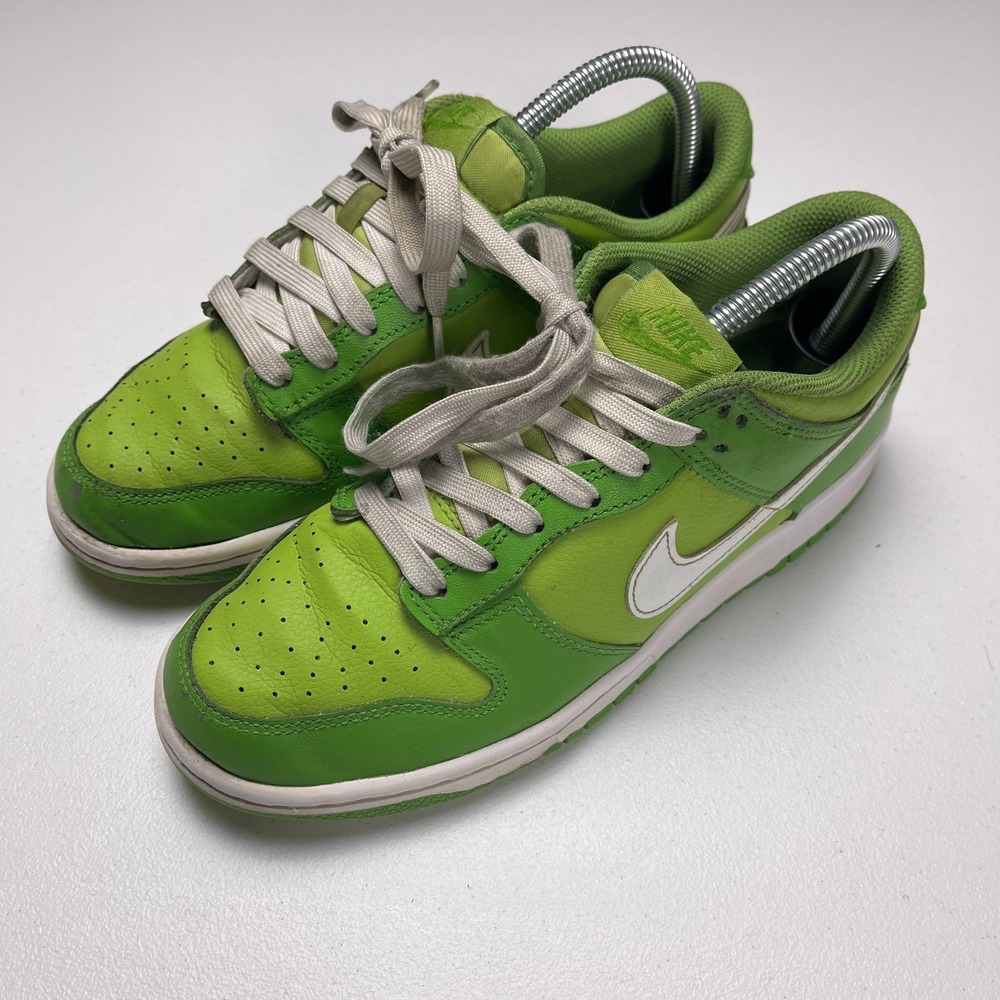 Nike Dunk Low Chlorophyll Womens Size 8 GS 6.5Y Green White DH9765-301